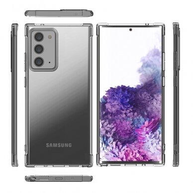 Samsung Note 20 skaidri LEEU DESIGN nugarėlė 1