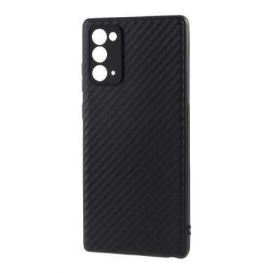 Samsung NOTE 20 Tracy juoda CARBON FIBER nugarėlė 1