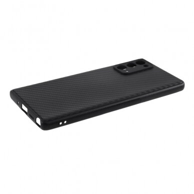 Samsung NOTE 20 Tracy juoda CARBON FIBER nugarėlė 4