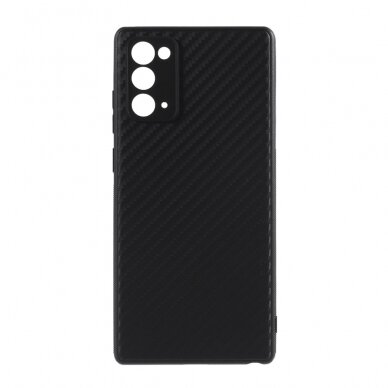 Samsung NOTE 20 Tracy juoda CARBON FIBER nugarėlė