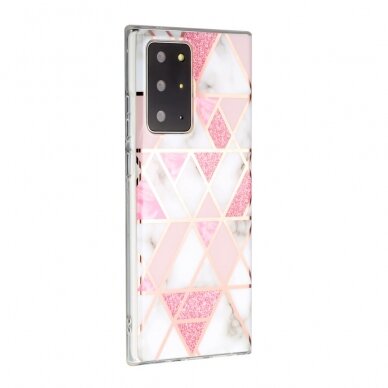 Samsung Note 20 Ultra Tracy nugarėlė Geometric rose marble 1