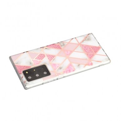 Samsung Note 20 Ultra Tracy nugarėlė Geometric rose marble 2