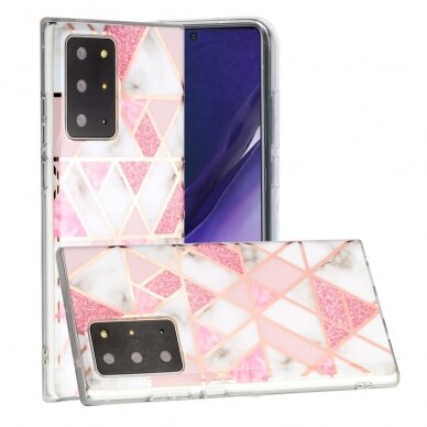 Samsung Note 20 Ultra Tracy nugarėlė Geometric rose marble