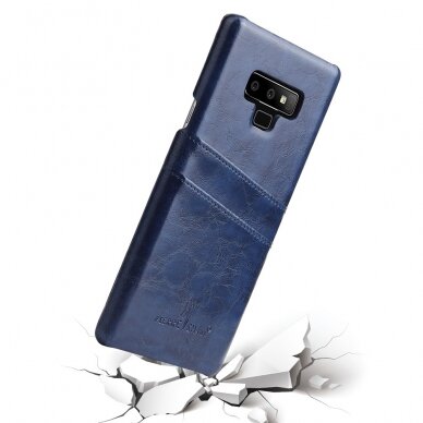 Samsung Note 9 Tracy mėlyna nugarėlė Leather Slot 2