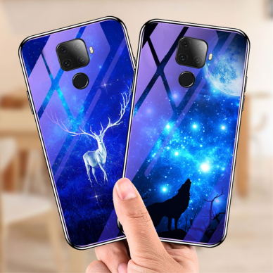 Samsung S10 BLUE RAY GLASS nugarėlė Sakura 1