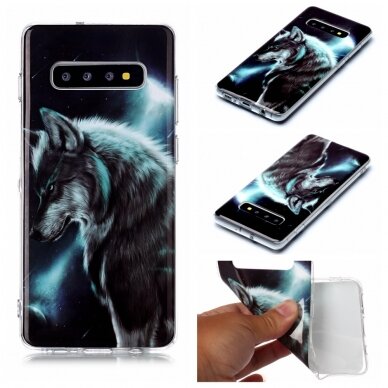 Samsung S10 PLUS Tracy nugarėlė Wolf