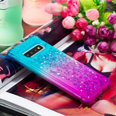 Samsung S10 žydra-violetinė Water Shock nugarėlė 1