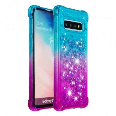 Samsung S10 žydra-violetinė Water Shock nugarėlė 2