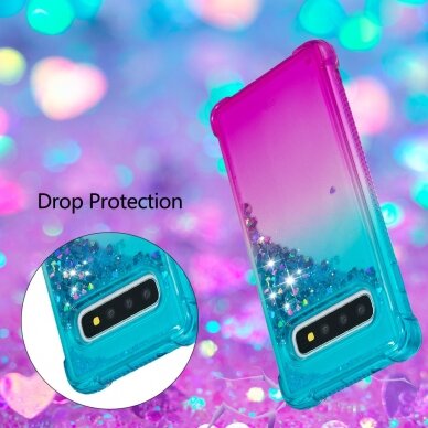 Samsung S10 žydra-violetinė Water Shock nugarėlė 5