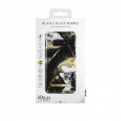 Samsung S10E iDeal Of Sweden nugarėlė Black Galaxy Marble 1