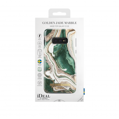 Samsung S10e iDeal Of Sweden nugarėlė Golden Jade Marble 2