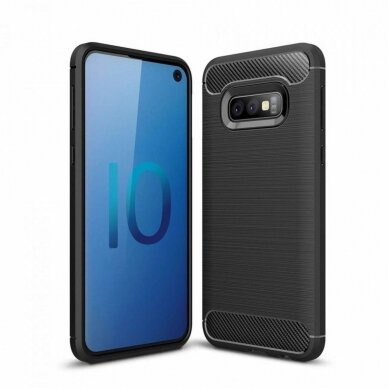 Samsung S10E juoda LYGCARBON nugarėlė