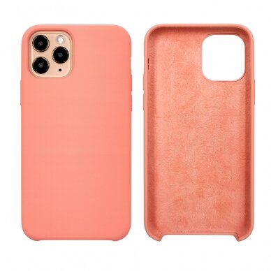 Samsung S10E oranžinė STRONG SILICONE nugarėlė