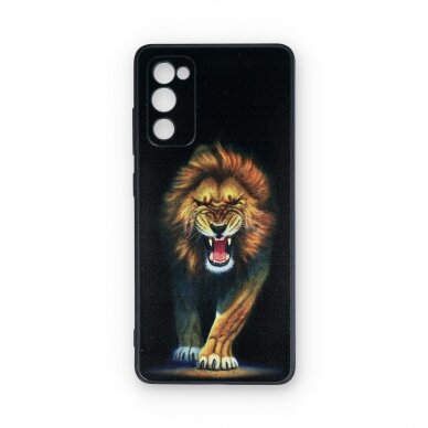 Samsung S20 FE black nugarėlė Lion Design00101