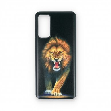 Samsung S20 FE clear nugarėlė Lion Design00101