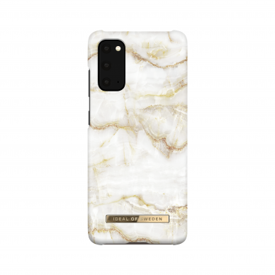 Samsung S20 iDeal Of Sweden nugarėlė Golden Pearl Marble