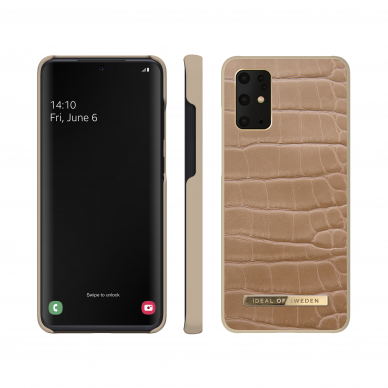 Samsung S20 PLUS iDeal Of Sweden dėklas Camel Croco 1