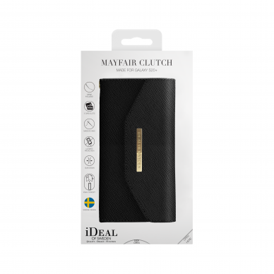 Samsung S20 PLUS iDeal Of Sweden dėklas Mayfair Clutch Black 1