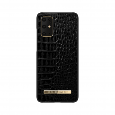 Samsung S20 PLUS iDeal Of Sweden dėklas Studio Clutch Neo Noir Croco