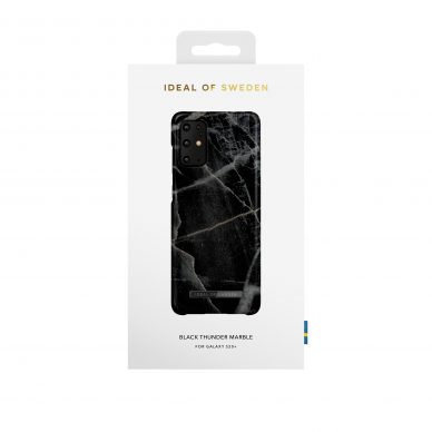 Samsung S20 PLUS iDeal Of Sweden nugarėlė Black Thunder Marble 1