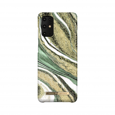 Samsung S20 PLUS iDeal Of Sweden nugarėlė Cosmic Green Swirl