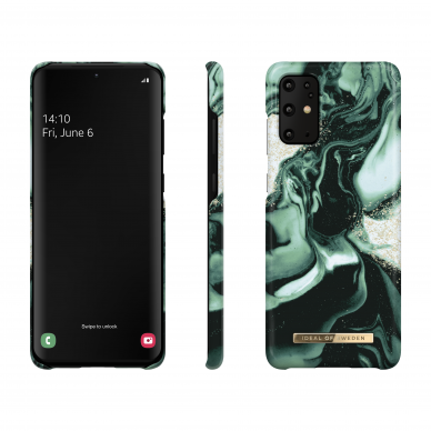 Samsung S20 PLUS iDeal Of Sweden nugarėlė Golden Olive Marble 1