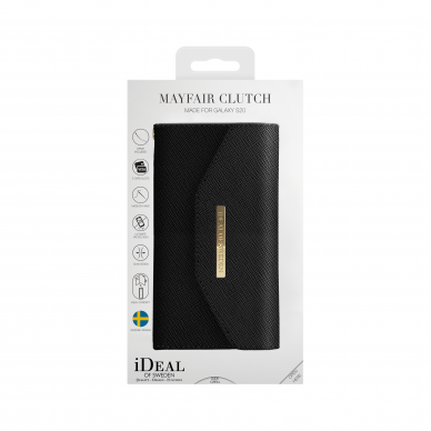 Samsung S20 ULTRA iDeal Of Sweden dėklas Mayfair Clutch Black 3