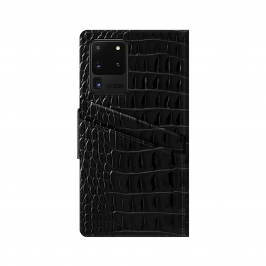 Samsung S20 ULTRA iDeal Of Sweden dėklas Studio Clutch Neo Noir Croco 1