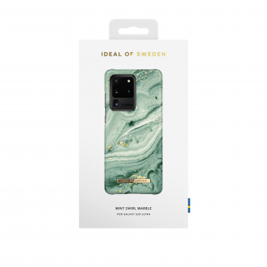 Samsung S20 ULTRA iDeal Of Sweden nugarėlė Mint Swirl Marble 1