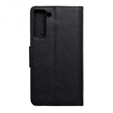 Samsung S21 FE black FANCY DIARY dėklas 1