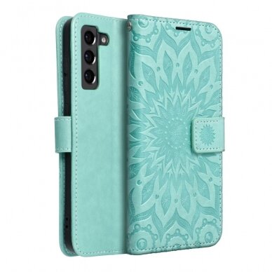 Samsung S21 FE MEZZO green Mandala dėklas 1