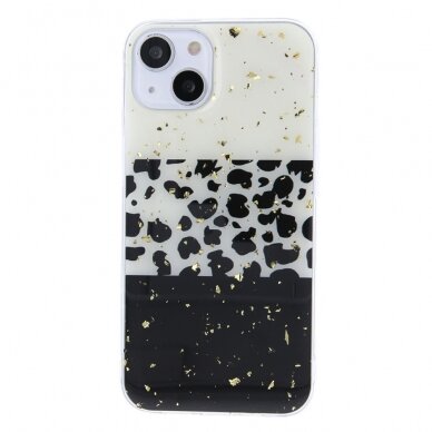 Samsung S21 Gold Glam Leopard print 2 nugarėlė 1