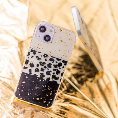 Samsung S21 Gold Glam Leopard print 2 nugarėlė 2