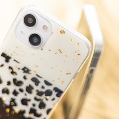 Samsung S21 Gold Glam Leopard print 2 nugarėlė 6