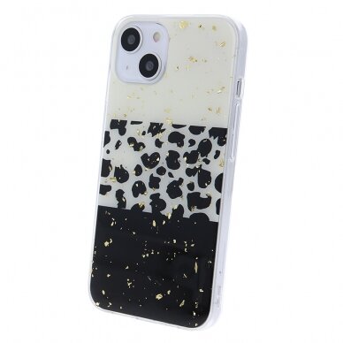 Samsung S21 Gold Glam Leopard print 2 nugarėlė