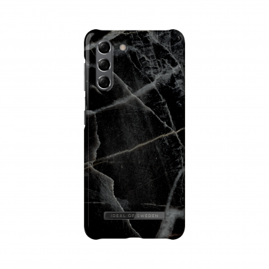 Samsung S21 iDeal Of Sweden nugarėlė Black Thunder Marble