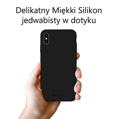 Samsung S21 PLUS black MERCURY SILICONE nugarėlė 1