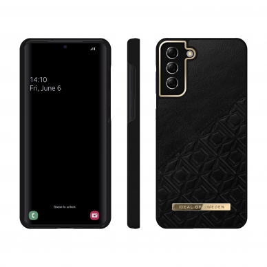 Samsung S21 PLUS iDeal Of Sweden nugarėlė Embossed Black 1