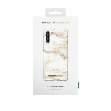 Samsung S21 PLUS iDeal Of Sweden nugarėlė Golden Pearl Marble 2