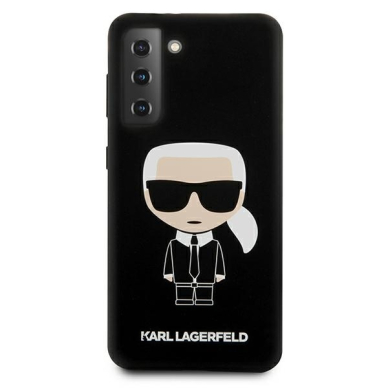 Samsung S21 PLUS juoda KARL LAGERFELD nugarėlė KLHCS21MSLFKBK 2