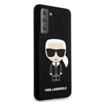 Samsung S21 PLUS juoda KARL LAGERFELD nugarėlė KLHCS21MSLFKBK 3