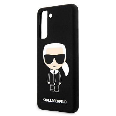 Samsung S21 PLUS juoda KARL LAGERFELD nugarėlė KLHCS21MSLFKBK 5