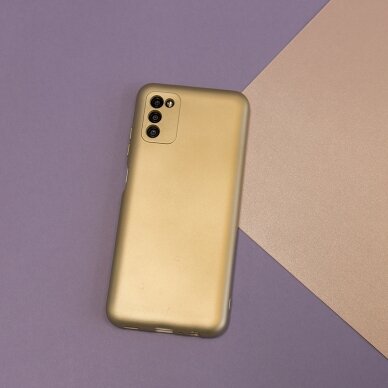 Samsung S22 gold METALLIC nugarėlė 3