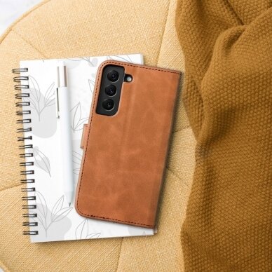 Samsung S22 brown VELVET dėklas 2