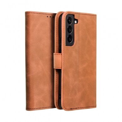 Samsung S22 brown VELVET dėklas 3