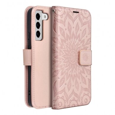 Samsung S22 MEZZO rose gold Mandala dėklas 1