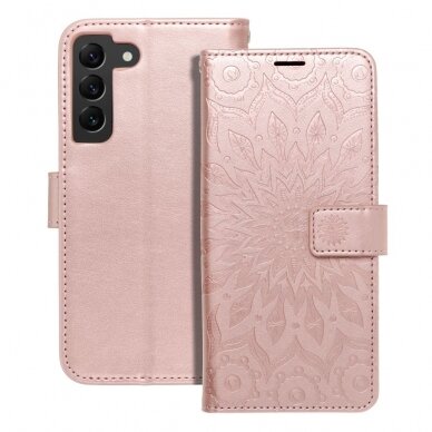 Samsung S22 MEZZO rose gold Mandala dėklas