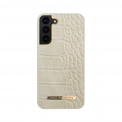 Samsung S22 PLUS iDeal Of Sweden nugarėlė Caramel Croco