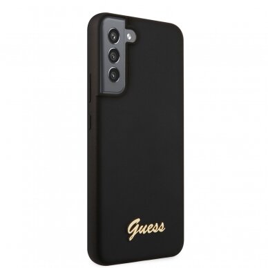 Samsung S22 PLUS juoda GUESS nugarėlė GUHCS22MLSLMGBK 4