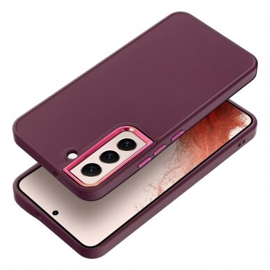 Samsung S22 purple FRAME nugarėlė 2